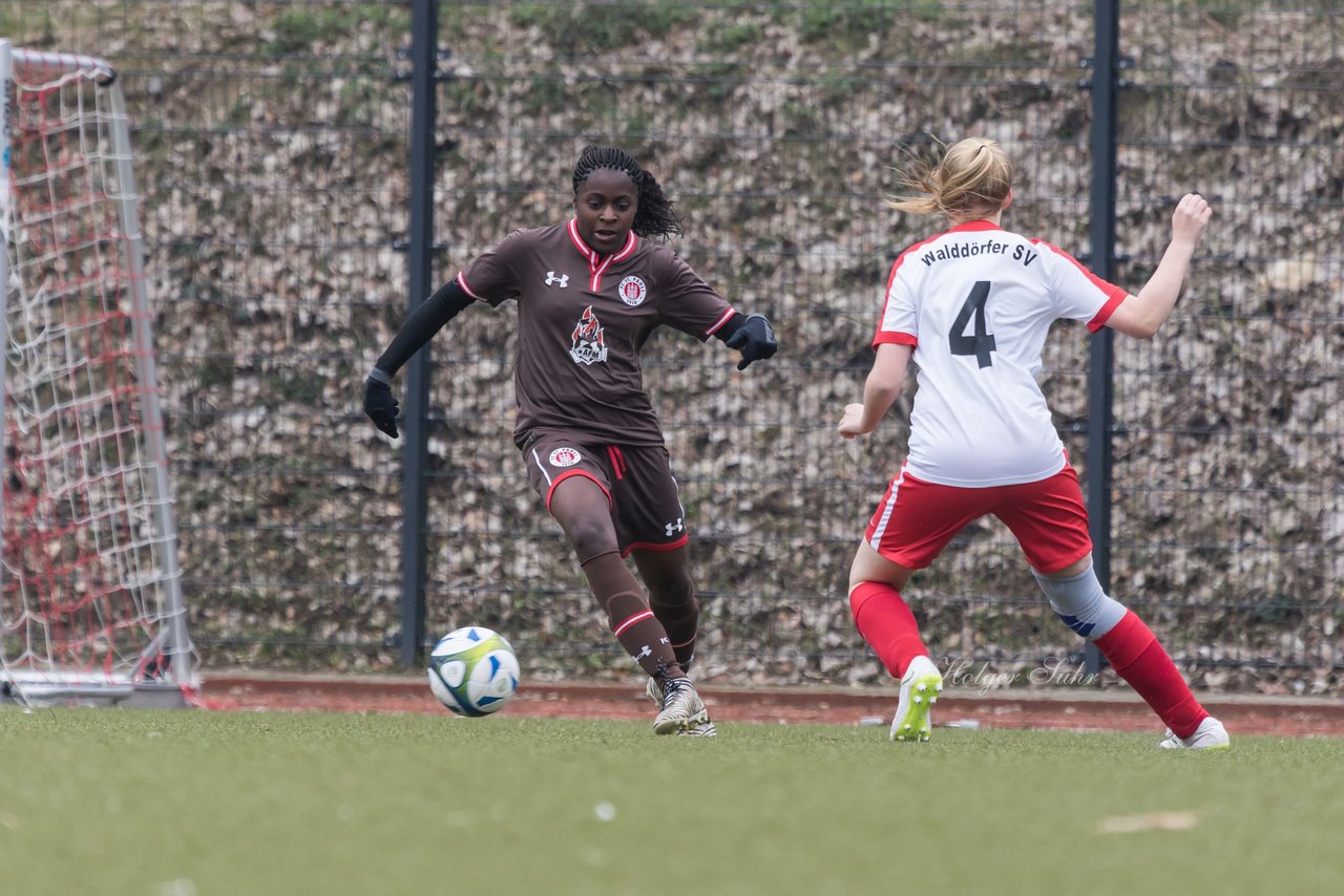 Bild 59 - B-Juniorinnen Walddoerfer - St.Pauli : Ergebnis: 4:1